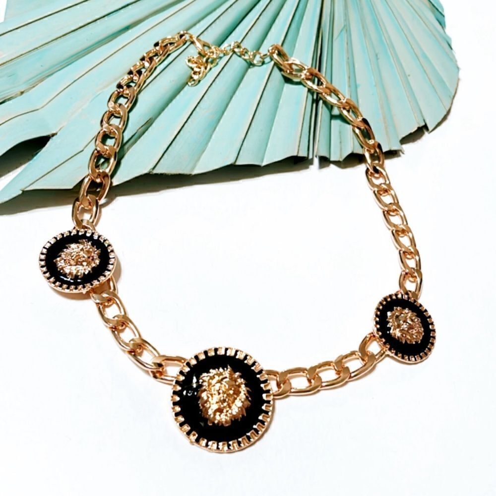 Luxury gold chain necklace S196 - Picture 2 of 4